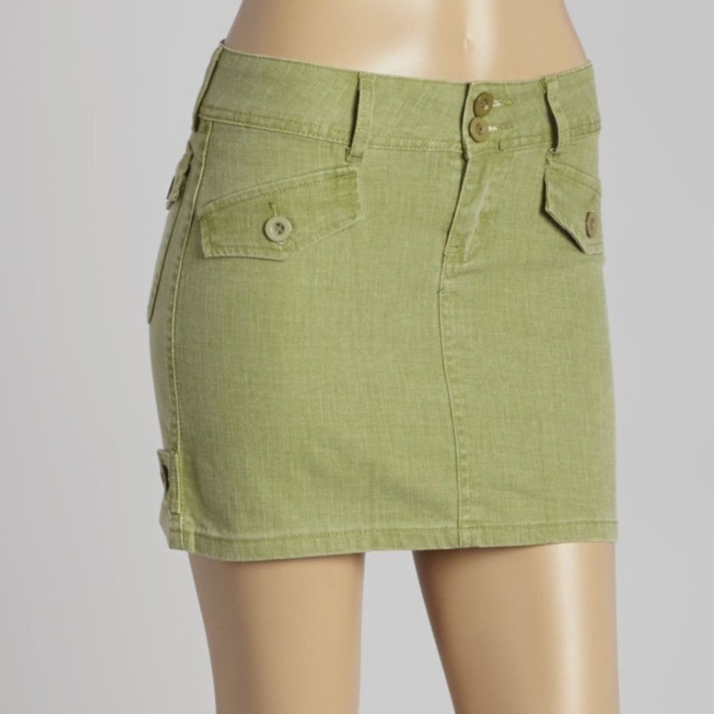 Grass Mini Skirt
